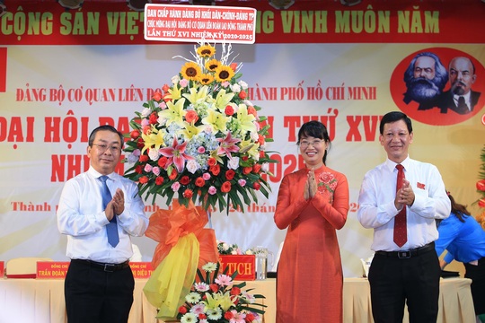 Bà Trần Thị Diệu Thúy tiếp tục được bầu giữ chức Bí thư Đảng ủy Cơ quan LĐLĐ TP HCM - Ảnh 2.