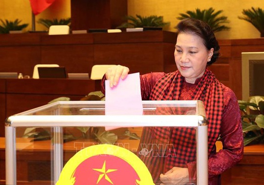 Chủ tịch Quốc hội Nguyễn Thị Kim Ngân làm Chủ tịch Hội đồng Bầu cử quốc gia - Ảnh 1.