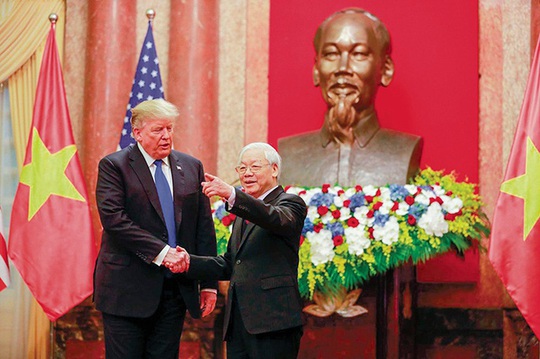 Tổng Bí thư, Chủ tịch nước và Tổng thống Donald Trump chúc mừng 25 năm quan hệ Việt - Mỹ - Ảnh 2.