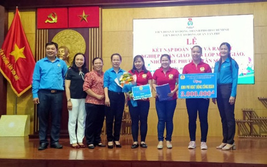 Quận Tân Phú, TP HCM ra mắt nghiệp đoàn thứ 6 - Ảnh 1.