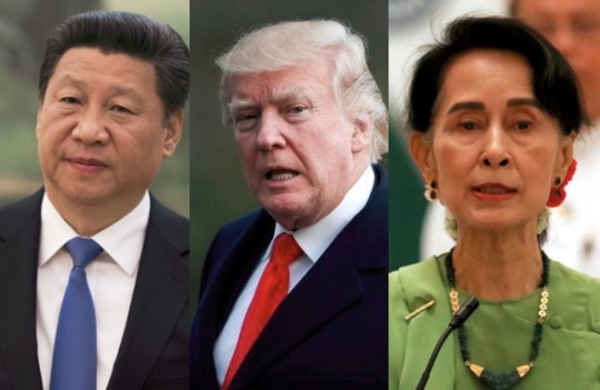 Mỹ và Trung Quốc gây gổ tới Myanmar - Ảnh 1.