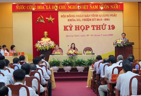 Kỳ họp HĐND tỉnh Quảng Ngãi không chất vấn trực tiếp - Ảnh 1.