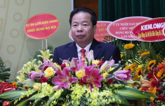 Ông Mai Văn Huỳnh tái đắc cử Bí thư Huyện ủy Phú Quốc - Ảnh 1.