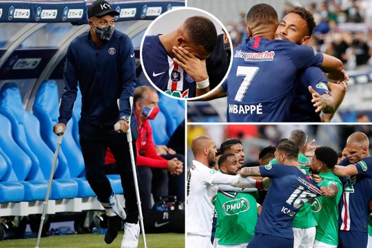Chấn thương kinh hoàng, Mbappe chia tay Champions League - Ảnh 3.