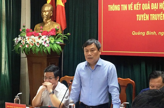 Tân Bí thư Quảng Bình lên tiếng vụ chi 2,2 tỉ đồng mua cặp: Đại hội tổ chức tiết kiệm, không cần phô trương - Ảnh 2.