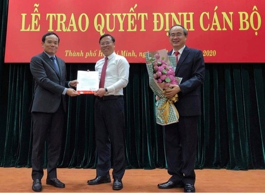 Bổ nhiệm ông Huỳnh Khắc Điệp giữ chức Chánh Văn phòng Thành ủy TP HCM - Ảnh 1.