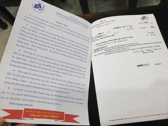 Bệnh viện Da liễu lên tiếng việc kê thực phẩm chức năng cho bệnh nhân - Ảnh 1.