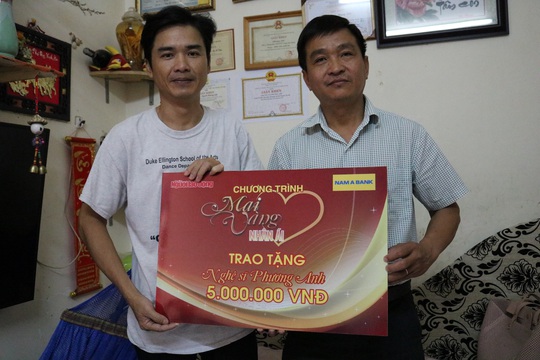 Mai Vàng nhân ái thăm nghệ nhân Ngô Minh Phú và NS Phương Anh - Ảnh 6.
