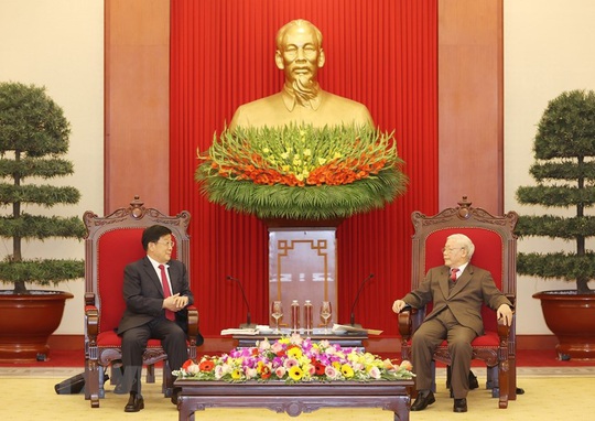Tổng Bí thư, Chủ tịch nước Nguyễn Phú Trọng tiếp Bộ trưởng Công an Trung Quốc - Ảnh 1.