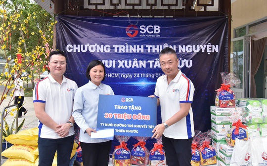 SCB tích cực tham gia các hoạt động nhân đạo, từ thiện - Ảnh 1.