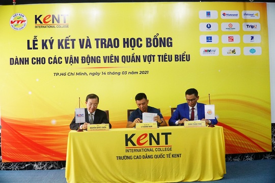 Trường Cao đẳng Quốc tế Kent trao học bổng trị giá hơn 800 triệu đồng cho các VĐV quần vợt - Ảnh 3.