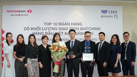 Techcombank được vinh danh Top 4 Ngân hàng giao dịch Matching lớn nhất thị trường ngoại hối Việt Nam 2020 - Ảnh 2.