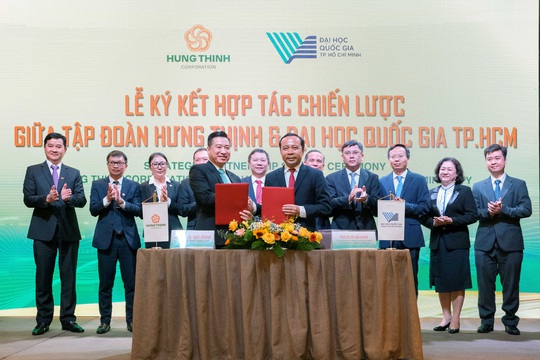 Tập đoàn Hưng Thịnh và Đại học Quốc gia TP HCM ký kết hợp tác chiến lược - Ảnh 1.