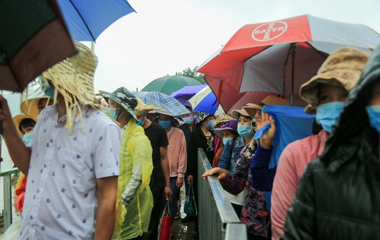 CLIP: Hàng vạn người đội mưa chen chân tới chùa Tam Chúc - Ảnh 3.
