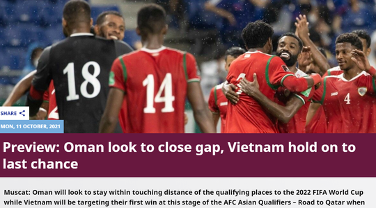 Truyền thông châu Á nhận định tuyển Việt Nam dưới cơ Oman - Ảnh 1.