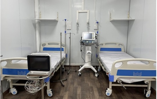 Một bệnh viện Covid-19 vừa đi vào hoạt động ngay trung tâm TP HCM - Ảnh 1.