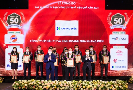 Khang Điền được vinh danh Top 50 công ty đại chúng uy tín và hiệu quả - Ảnh 1.