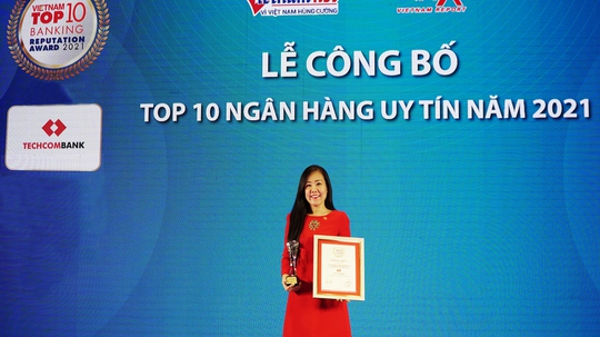 Techcombank là ngân hàng TMCP tư nhân uy tín nhất Việt Nam năm thứ 3 liên tiếp - Ảnh 1.