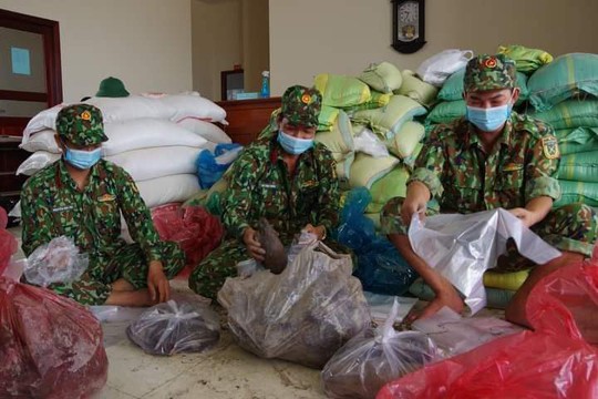 Lực lượng vũ trang Long An đóng góp, vận động hơn 54 tỉ đồng giúp dân - Ảnh 1.