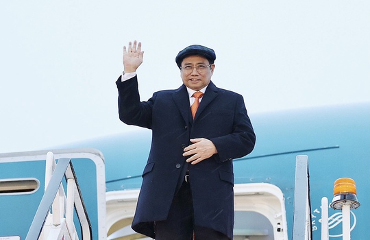 Thủ tướng Phạm Minh Chính tới Anh dự Hội nghị về biến đổi khí hậu - Ảnh 1.