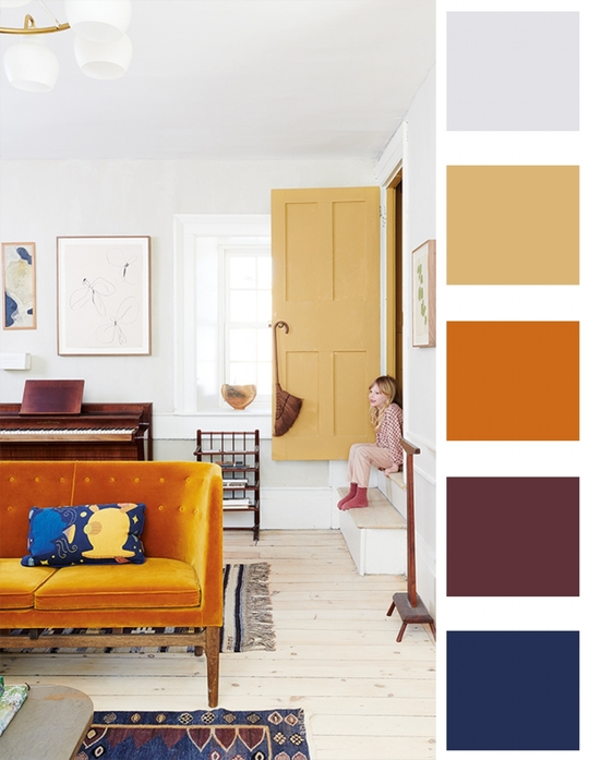15 cách kết hợp màu sắc mùa thu mang đến sự ấm cúng cho ngôi nhà - Ảnh 5.