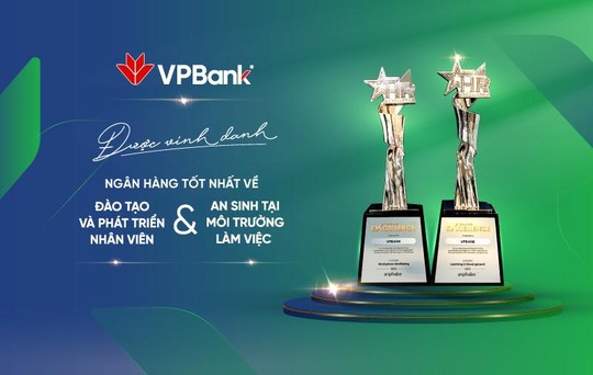 VPBank là ngân hàng tốt nhất về “Đào tạo và Phát triển nhân viên” và “An sinh tại môi trường làm việc” - Ảnh 1.