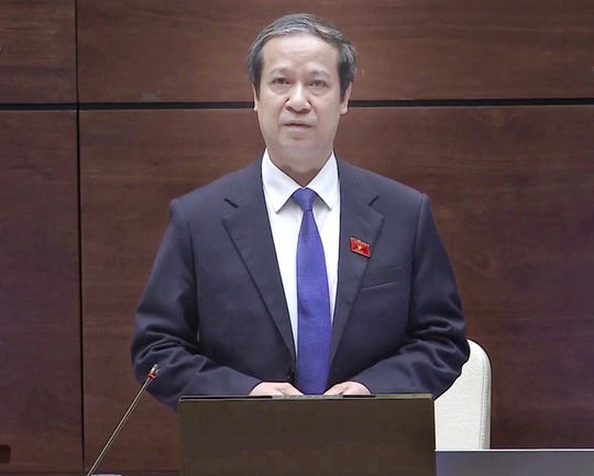 Bộ trưởng Nguyễn Kim Sơn: Dạy học trực tuyến chưa thể và khó thay thế dạy học trực tiếp - Ảnh 1.