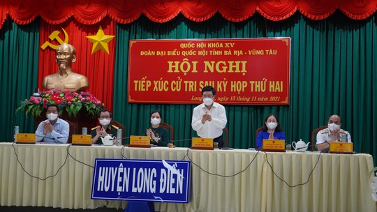 Phó Thủ tướng Thường trực Phạm Bình Minh tiếp xúc cử tri Bà Rịa- Vũng Tàu - Ảnh 1.