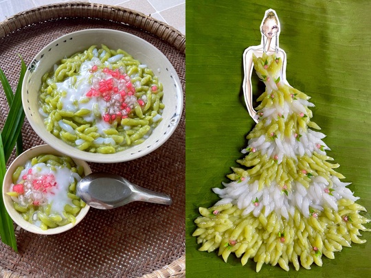 Bộ sưu tập thời trang làm từ món bánh miền Tây nhận kỷ lục Việt Nam - Ảnh 7.