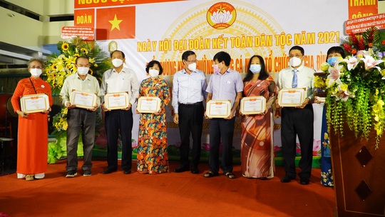 Ngày hội Đại đoàn kết dân tộc ở khu dân cư năm 2021 tại Phường Tân Quy, Quận 7 - Ảnh 6.