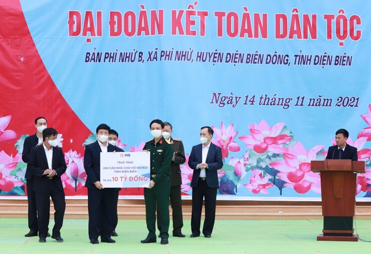 MB hỗ trợ kinh phí xây dựng 200 căn nhà cho người nghèo tại Điện Biên - Ảnh 2.