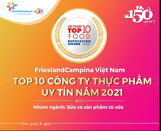 Tập đoàn FrieslandCampina đạt nhiều giải thưởng uy tín - Ảnh 2.