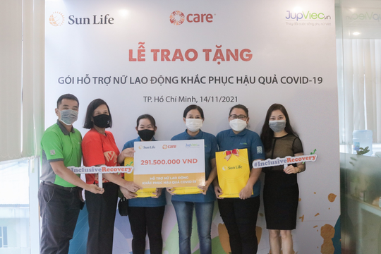 Sun Life Việt Nam triển khai gói hỗ trợ trị giá gần 300 triệu đồng cho lao động giúp việc - Ảnh 1.