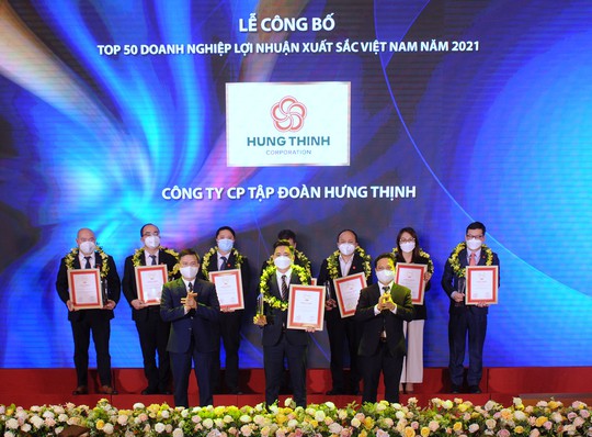 Hưng Thịnh vào top 50 doanh nghiệp lợi nhuận xuất sắc Việt Nam năm 2021 - Ảnh 1.