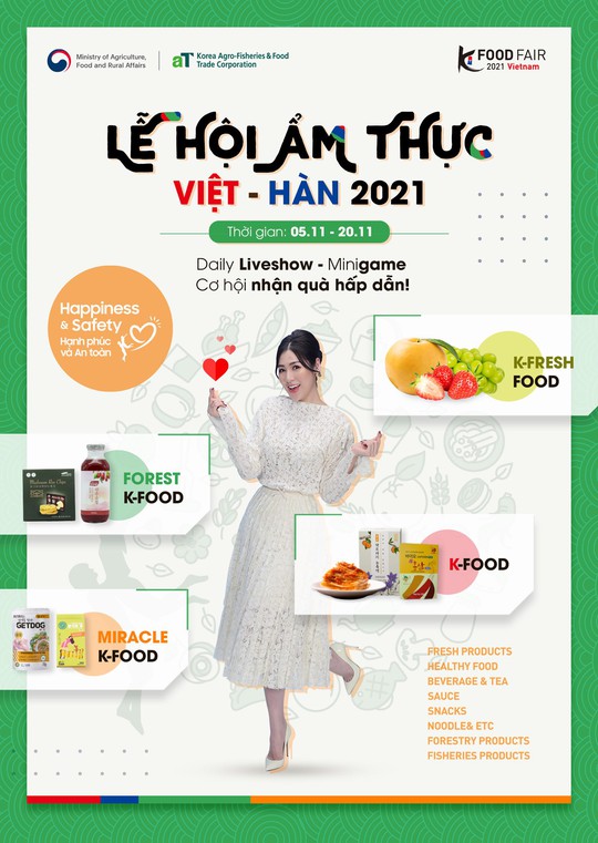 Trải nghiệm sản phẩm nông nghiệp Hàn Quốc tại Hội chợ K-food - Ảnh 1.