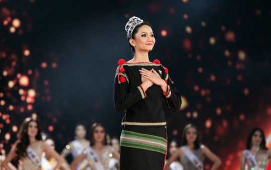 Hoa hậu H’Hen Niê là đại sứ hình ảnh Ngày Quốc gia Việt Nam ở Dubai - Ảnh 1.