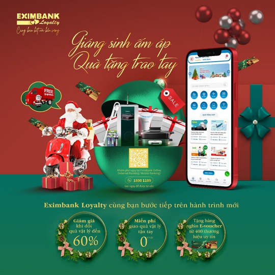 Giáng sinh ấm áp cùng Eximbank Loyalty - Ảnh 1.
