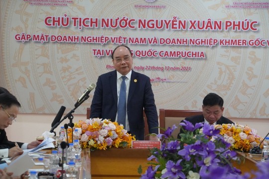 Chủ tịch nước đề nghị Thủ tướng Hun Sen tháo gỡ kiến nghị của doanh nghiệp - Ảnh 5.
