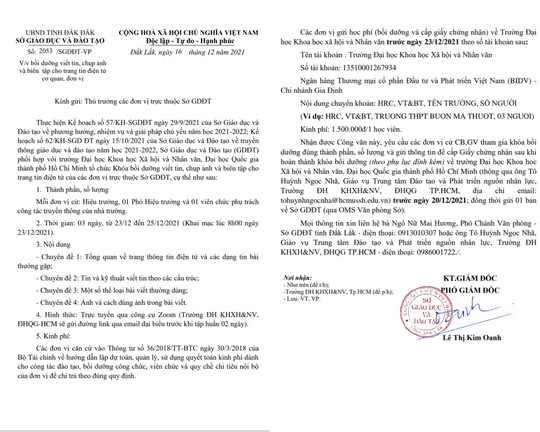 Vụ mỗi trường học chi 4,5 triệu đồng để tập huấn trực tuyến: Chỉ đạo tạm dừng - Ảnh 1.