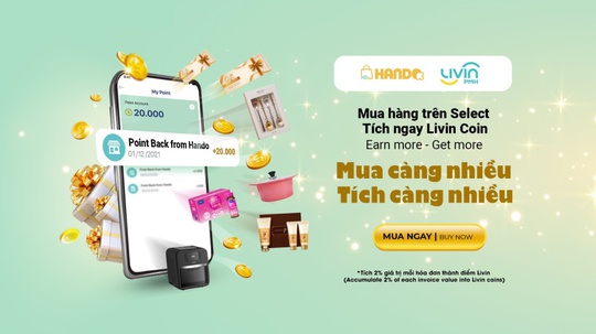 Ứng dụng Livin PMH: Chương trình “Tích điểm thưởng tại Phú Mỹ Hưng - Livin Coin” - Ảnh 2.
