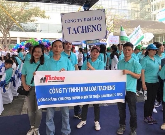 Tacheng 17 năm đồng hành cùng chương trình Đi bộ từ thiện Lawrence S. Ting - Ảnh 1.