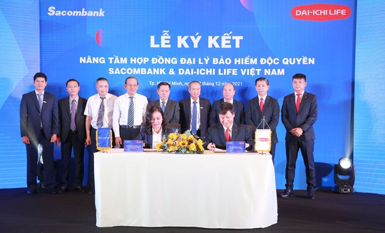 Sacombank và Dai-ichi Life Việt Nam nâng tầm hợp đồng đại lý bảo hiểm độc quyền - Ảnh 1.