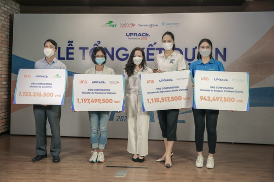 UpRace 2021 chính thức trao tặng 5,1 tỉ đồng tới 4 tổ chức xã hội - Ảnh 1.