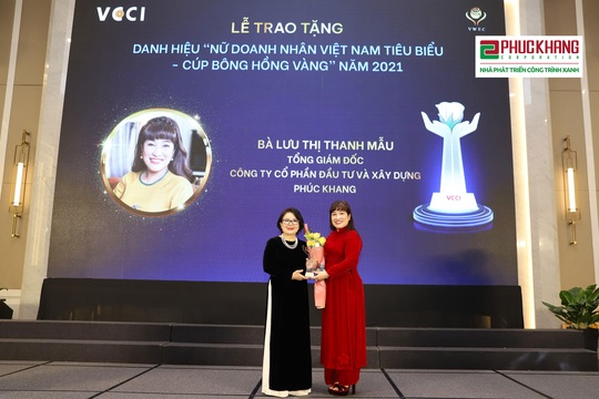 Bà Lưu Thị Thanh Mẫu đạt cúp Bông Hồng Vàng năm 2021 - Ảnh 2.