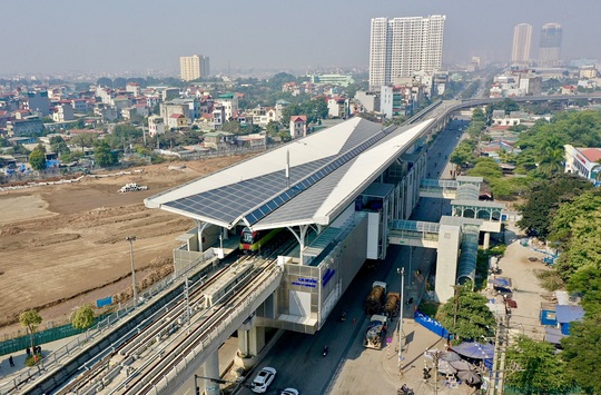 Cận cảnh tàu đường sắt đô thị Nhổn - ga Hà Nội chạy thử tốc độ tối đa 80 km/giờ - Ảnh 7.