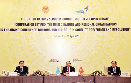 Chủ tịch nước Nguyễn Xuân Phúc chủ trì phiên họp quan trọng của Hội đồng Bảo an - Ảnh 3.