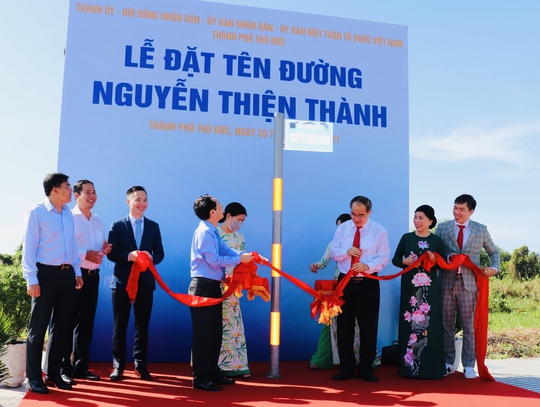 TP HCM: Chính thức đặt tên mới  cho 20 tuyến đường ở TP Thủ Đức - Ảnh 1.