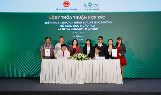  Nova Consumer Group mang Bữa xế học đường tới 5000 học sinh tiểu học - Ảnh 1.