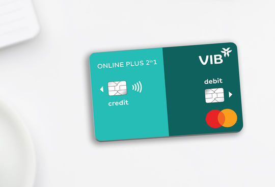 Dòng thẻ VIB Online Plus 2in1 tích hợp thẻ tín dụng và thẻ thanh toán - Ảnh 1.