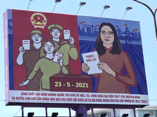 Đường phố rực cờ hoa, hơn 1,1 triệu cử tri Quảng Nam sẵn sàng đi bầu cử - Ảnh 1.